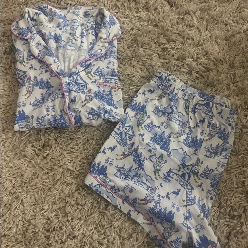 Roller Rabbit Ski Lodge Pajama Set